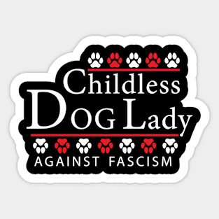 Childless-dog-Lady Sticker